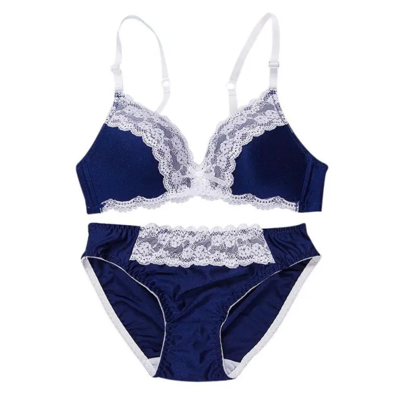 Sexy Bra+Brief Set Push UP Wire Free With Bow Lace Solid Cute Bra Set Gather Adjustable Underwear Sets Women B Cup
Sexy Bra+Brief Set Push UP Wire Free With Bow Lace Solid Cute Bra Set Gather Adjustable Underwear Sets Women B Cup