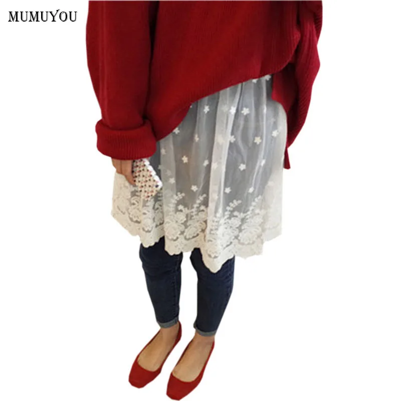 Women Lace Transparent Skirt Sheer Cotton Casual Elastic Waist Mesh Petticoat Underskirt Summer Skirts Black White 035-269
Women Lace Transparent Skirt Sheer Cotton Casual Elastic Waist Mesh Petticoat Underskirt Summer Skirts Black White 035-269