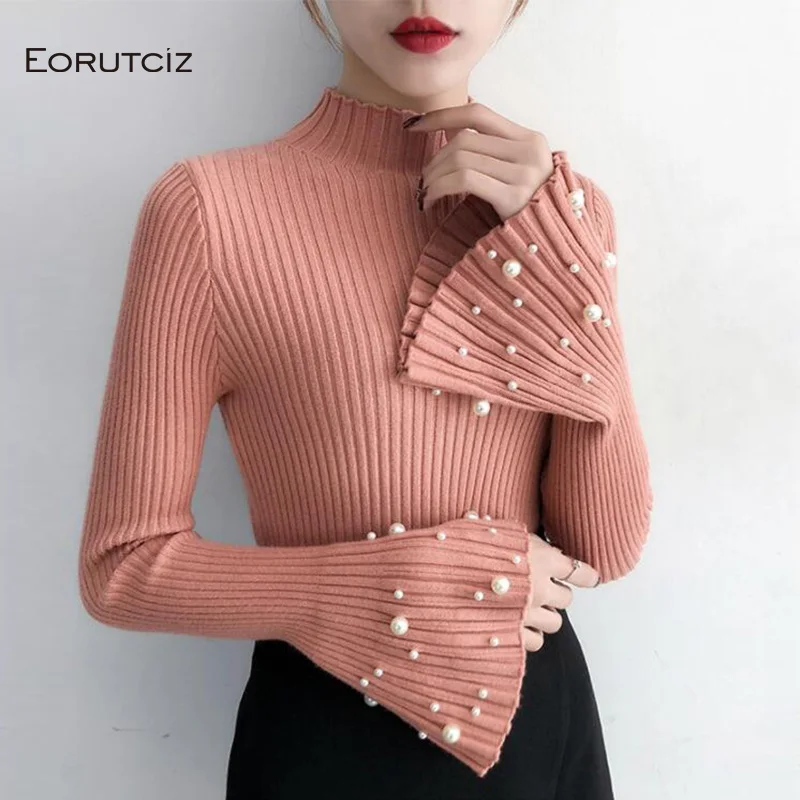 EORUTCIZ Winter Turtleneck Sweater Women Pullovers Pearl Vintage Slim Knitting Top Autumn Warm Short Basic Sweater LM125
EORUTCIZ Winter Turtleneck Sweater Women Pullovers Pearl Vintage Slim Knitting Top Autumn Warm Short Basic Sweater LM125