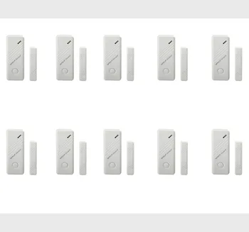 10pcs Wolf-Guard Wireless Door Window Alarm Sensor Detector for Home Security Alarm System 433MHz White MC-03B
10pcs Wolf-Guard Wireless Door Window Alarm Sensor Detector for Home Security Alarm System 433MHz White MC-03B