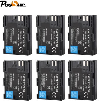 6pcs LP E6 LP-E6 LPE6 2650mAh Camera battery for Canon EOS 5DS 5D Mark II MARK III 6D 7D 60D 60Da 70D 80D DSLR 5DSR
6pcs LP E6 LP-E6 LPE6 2650mAh Camera battery for Canon EOS 5DS 5D Mark II MARK III 6D 7D 60D 60Da 70D 80D DSLR 5DSR