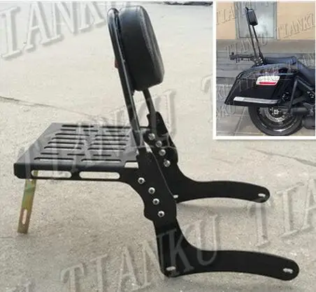 New Motorcycle Backrest Sissy Bar Luggage Rack For Kawasaki Vulcan S650 2015-2017
New Motorcycle Backrest Sissy Bar Luggage Rack For Kawasaki Vulcan S650 2015-2017