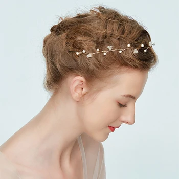 Pearl Headdress Women Wedding Bridal Hair Accessories Handmade Hair Jewelry Gold Bridesmaid Hairband for Women Ladies Wedding
Pearl Headdress Women Wedding Bridal Hair Accessories Handmade Hair Jewelry Gold Bridesmaid Hairband for Women Ladies Wedding