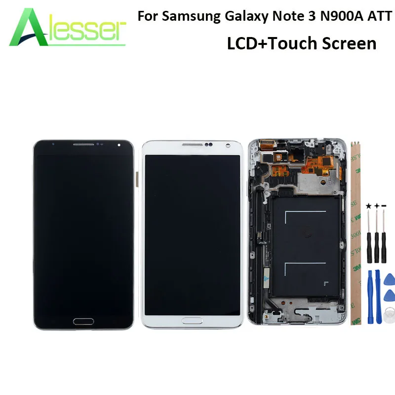 Alesser For Samsung Galaxy Note 3 N900A LCD Display And Touch Screen With Frame Adjust Brightness Screen Digitizer +Tools
Alesser For Samsung Galaxy Note 3 N900A LCD Display And Touch Screen With Frame Adjust Brightness Screen Digitizer +Tools