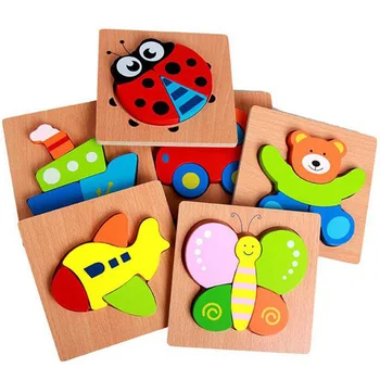 Wooden 3D Puzzle Jigsaw Wooden Montessori Educational Toys For Children Kid's Puzzle Teaching Aids Set Puzzle Intelligence Toys 
Wooden 3D Puzzle Jigsaw Wooden Montessori Educational Toys For Children Kid's Puzzle Teaching Aids Set Puzzle Intelligence Toys