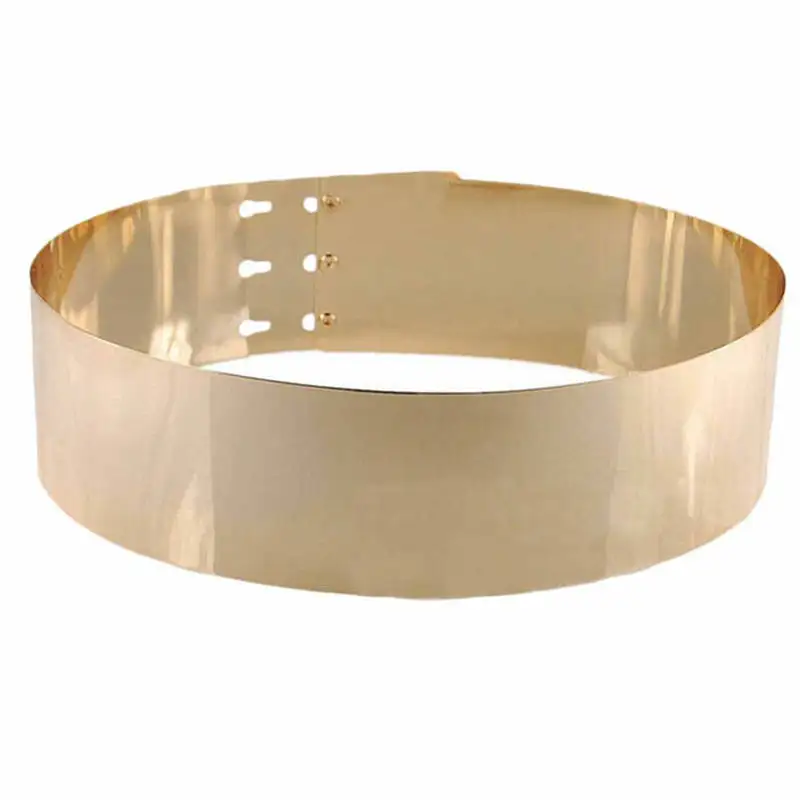 New Fashion Punk Full Metal Mirror Waist Belt Metallic Buckle Adjustable Waist Belt Fashion Accessories Belt For women 40FE12
New Fashion Punk Full Metal Mirror Waist Belt Metallic Buckle Adjustable Waist Belt Fashion Accessories Belt For women 40FE12