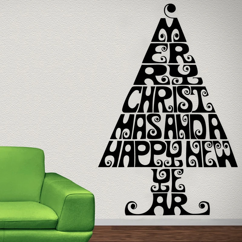 Merry Christmas And A Happy New Year Living Room Wall Decor Sticker Creative Home Decor Letters Christmas Tree Wall Decal
Merry Christmas And A Happy New Year Living Room Wall Decor Sticker Creative Home Decor Letters Christmas Tree Wall Decal