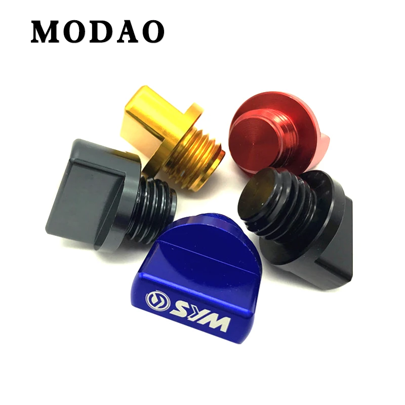 

For SYM T1/T2/T3 250I SB300 Motorcycle CNC aluminum alloy engine magnetic oil drainer oil screw Accessories