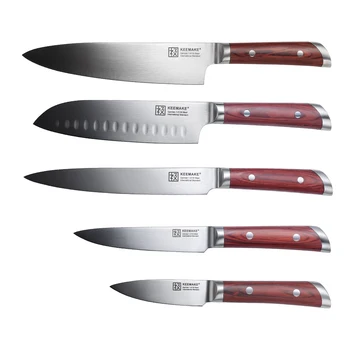Sunnecko High-end Kitchen Knife Set German 1.4116 Steel Blade Knives Chef Sets Utility Bread Santoku Paring Cooking Slicer Cut
Sunnecko High-end Kitchen Knife Set German 1.4116 Steel Blade Knives Chef Sets Utility Bread Santoku Paring Cooking Slicer Cut