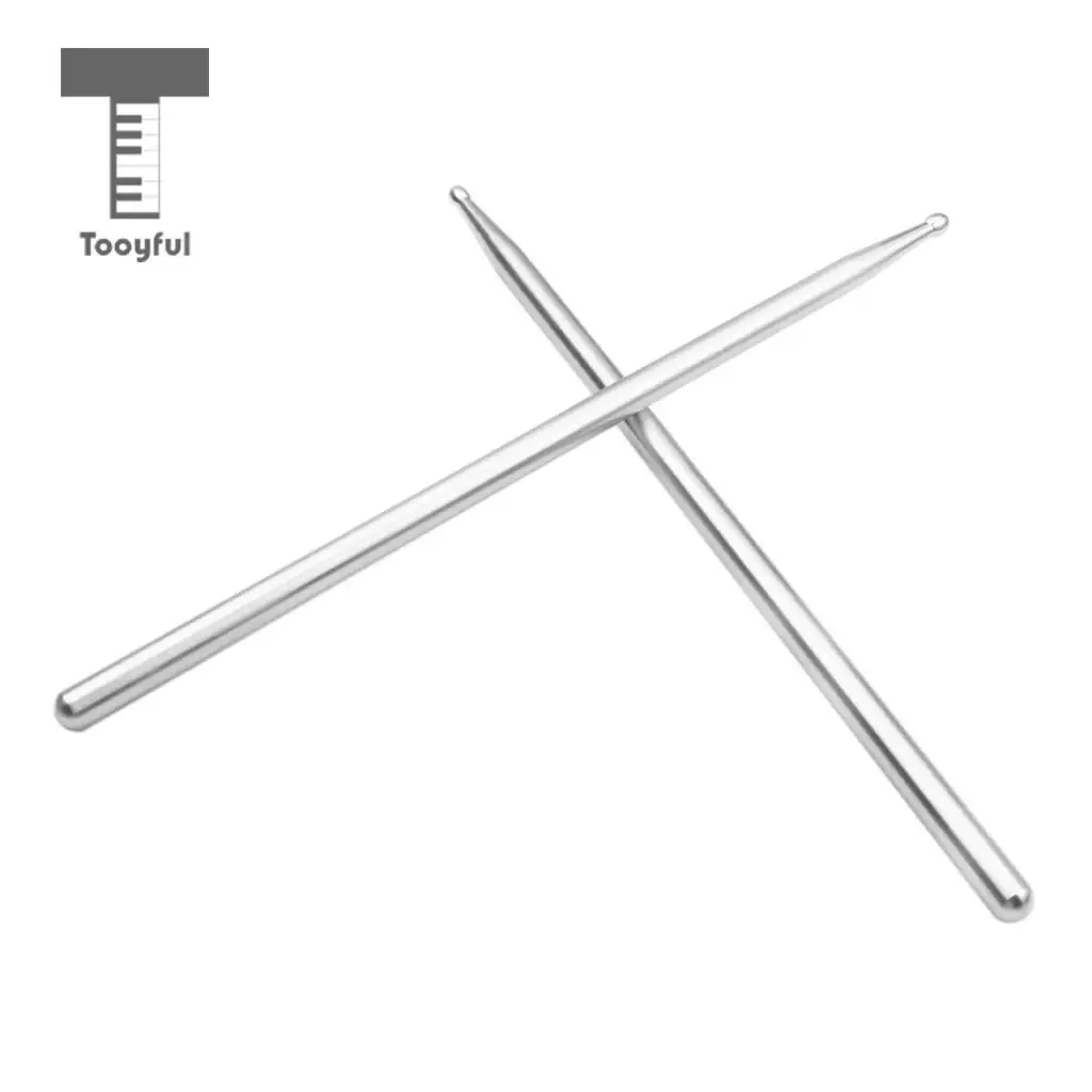 1 Pair Aluminum Alloy 5A Drum Sticks Drumsticks for Percussion Instrument Parts