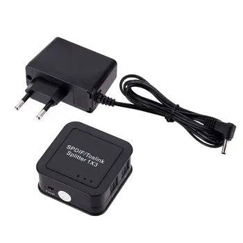 SPDIF 1x3 Digital Fibre Optical Splitters Awitch Box One Input Three Output Switchers Audio Adapter
SPDIF 1x3 Digital Fibre Optical Splitters Awitch Box One Input Three Output Switchers Audio Adapter