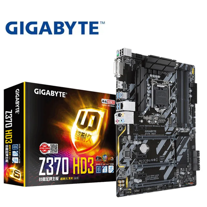 For Gigabyte GA-Z370M-HD3 Original NEW Motherboard Z370 Socket LGA 1151 DDR4 USB3.0 SATA3.0 DVI+HDMI
For Gigabyte GA-Z370M-HD3 Original NEW Motherboard Z370 Socket LGA 1151 DDR4 USB3.0 SATA3.0 DVI+HDMI