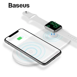 2 в 1, беспроводное зарядное устройство для iPhone и Apple Watch