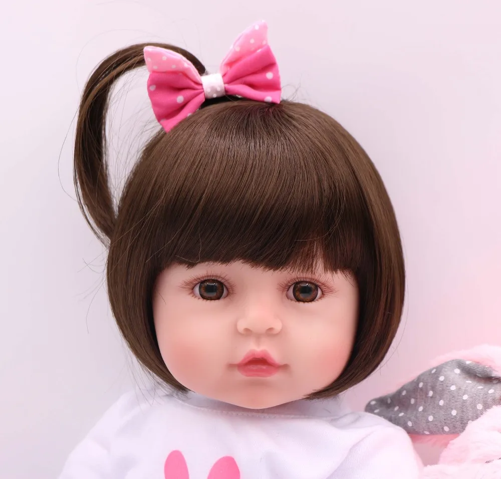 Силиконовая Реалистичная кукла реборн NPK 47 см Детская младенец детские игрушки