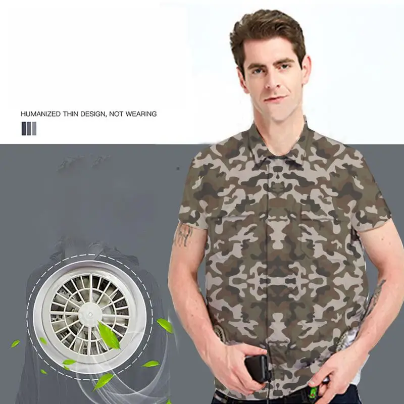 heat prevention work cloth Summer cooling air conditioning clothing with fan cooling clothing men quick drying adjustable size
heat prevention work cloth Summer cooling air conditioning clothing with fan cooling clothing men quick drying adjustable size