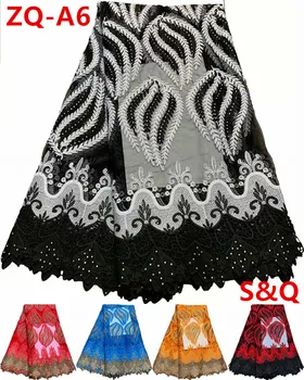 5yards latest african laces 2018 african french lace fabric high quality with cord lace for dress nigerian lace fabrics ZQ-A6
5yards latest african laces 2018 african french lace fabric high quality with cord lace for dress nigerian lace fabrics ZQ-A6