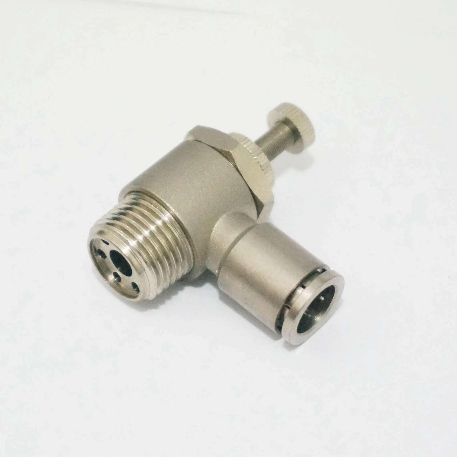 Pneumatic Push In Flow Speed Control Valve Union Quick Release Air Fitting Push Fit 1/2" BSP male x Tube O/D 12mm
Pneumatic Push In Flow Speed Control Valve Union Quick Release Air Fitting Push Fit 1/2" BSP male x Tube O/D 12mm