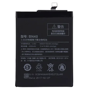 Replacement Battery For Xiaomi Redmi 4 Pro Prime 3G RAM 32G ROM Edition Redrice 4 Hongmi 4 BN40 Genuine Battery 4000mAh
Replacement Battery For Xiaomi Redmi 4 Pro Prime 3G RAM 32G ROM Edition Redrice 4 Hongmi 4 BN40 Genuine Battery 4000mAh
