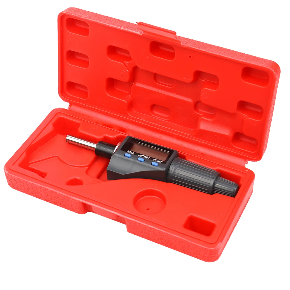 Mini Portable LCD Digital Display Micrometer Accessory with Range of 25mm and Accuracy of 0.01mm With Tool Box
Mini Portable LCD Digital Display Micrometer Accessory with Range of 25mm and Accuracy of 0.01mm With Tool Box