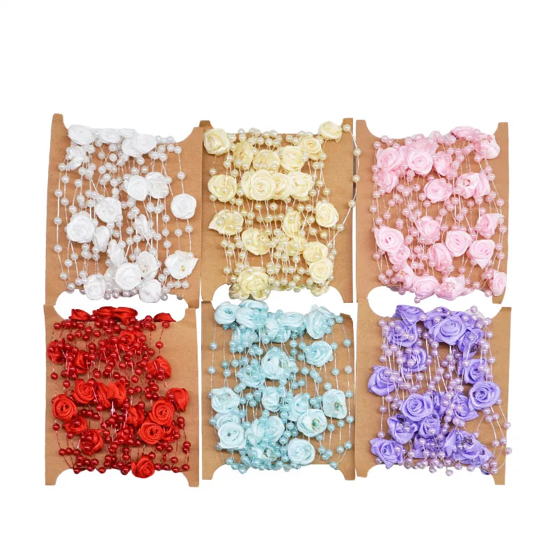 5 Meters Fishing Line Artificial Pearls Beads Chain Flower Garland DIY Bridal Tiara Wedding Decoration Event Party Supplies
5 Meters Fishing Line Artificial Pearls Beads Chain Flower Garland DIY Bridal Tiara Wedding Decoration Event Party Supplies