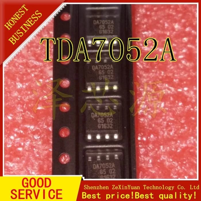 Новый аудио усилитель DA7052A TDA7052A SOP-8 IC | Электроника