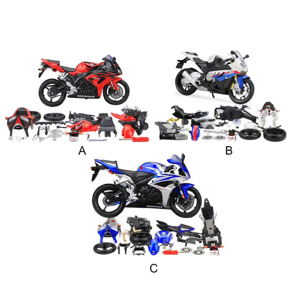 Kids 1/12 Mini DIY Assembly Motorcycle Model Building Blocks Bricks Metal Diecast Motorbike Model Take Apart Car Vehicle Toy
Kids 1/12 Mini DIY Assembly Motorcycle Model Building Blocks Bricks Metal Diecast Motorbike Model Take Apart Car Vehicle Toy