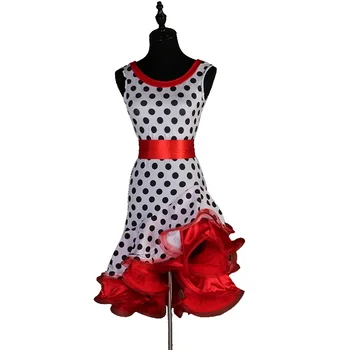 Professional Latin Dance Costume Competition Special Clothing Black Spot Latin Training Dance Clothes
Professional Latin Dance Costume Competition Special Clothing Black Spot Latin Training Dance Clothes