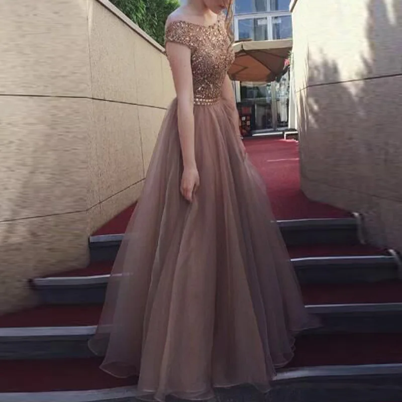Smocked waist Gown Women Dress Ladies Floor length Sleeveless Fluffy Wedding Bridesmaid Apricot 2019 Brand new
Smocked waist Gown Women Dress Ladies Floor length Sleeveless Fluffy Wedding Bridesmaid Apricot 2019 Brand new