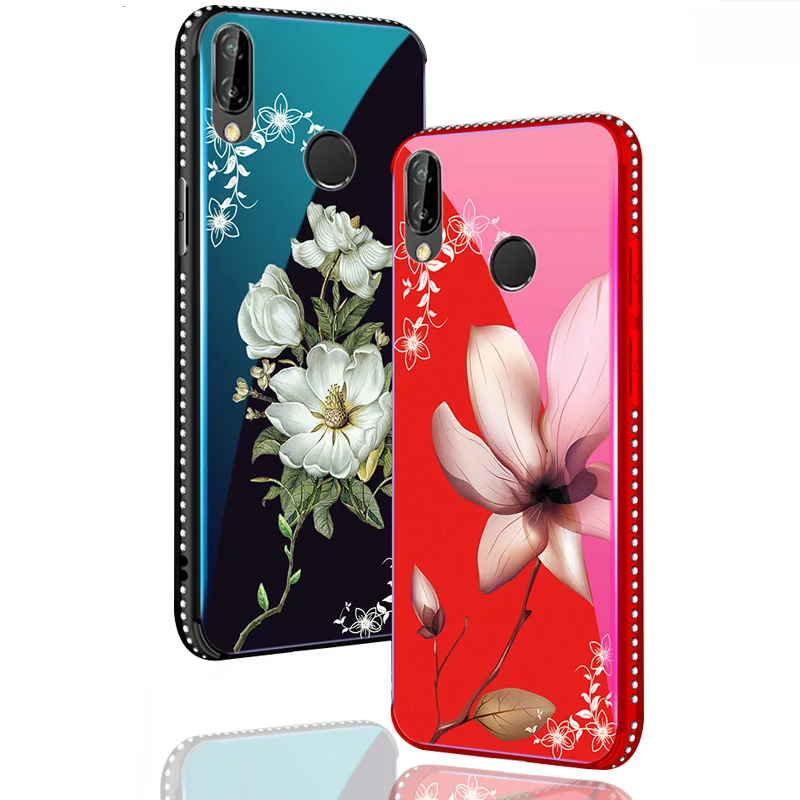 YueTuo Diamond glitter bling glass case for huawei NOVA 3 3E 3I 4 NOVA3 e nova4 luxury original 3d girl flower phone back cover
YueTuo Diamond glitter bling glass case for huawei NOVA 3 3E 3I 4 NOVA3 e nova4 luxury original 3d girl flower phone back cover
