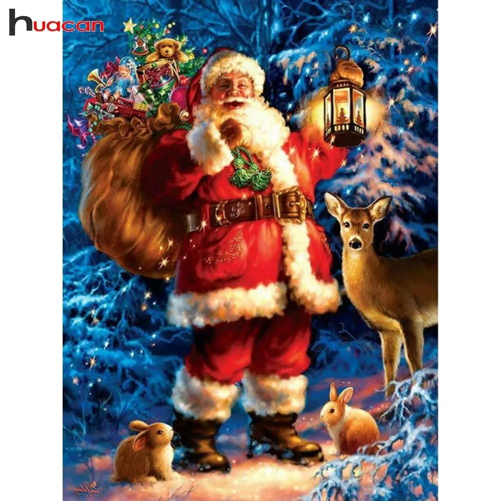 HUACAN Santa Claus DIY Diamond Painting Christmas Diamond Embroidery Full Square Mosaic Picture Of Rhinestone Handmade Gift
HUACAN Santa Claus DIY Diamond Painting Christmas Diamond Embroidery Full Square Mosaic Picture Of Rhinestone Handmade Gift