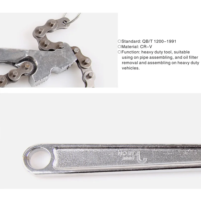 chain oil filter wrench des