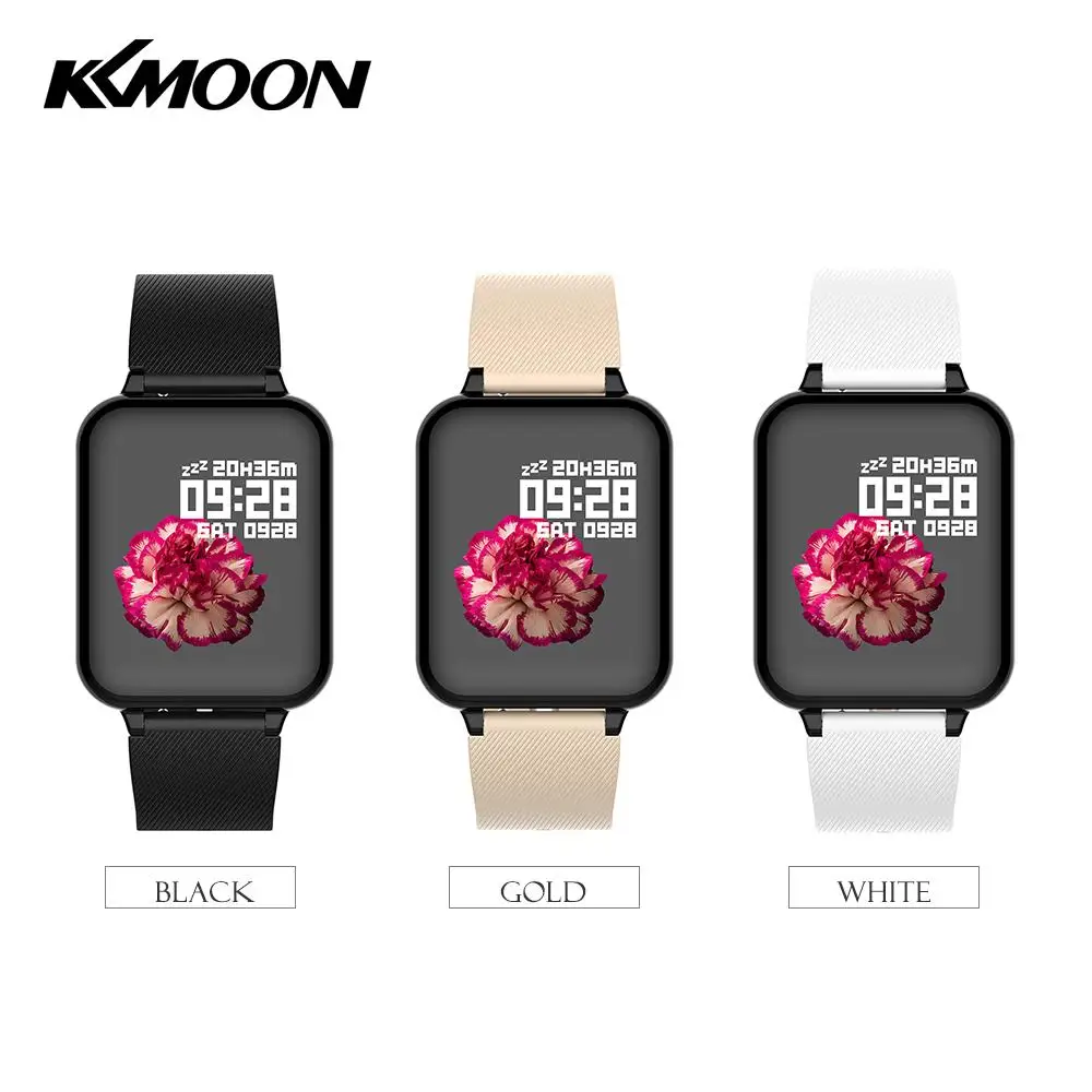 KKMOON B57 Smart Watch Sport Fitness Tracker IP67 Waterproof Heart Rate Blood Pressure Monitor Watch Smart Watch Men Women
KKMOON B57 Smart Watch Sport Fitness Tracker IP67 Waterproof Heart Rate Blood Pressure Monitor Watch Smart Watch Men Women