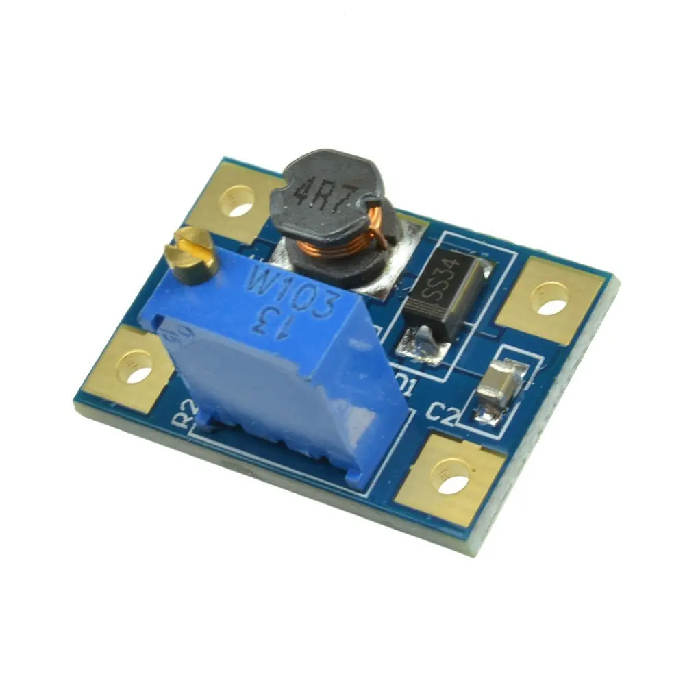 5PCS DC-DC 2-24V to 2-28V Step Up Adjustable Power Module Step Up Boost Converter 2A SX1308
5PCS DC-DC 2-24V to 2-28V Step Up Adjustable Power Module Step Up Boost Converter 2A SX1308