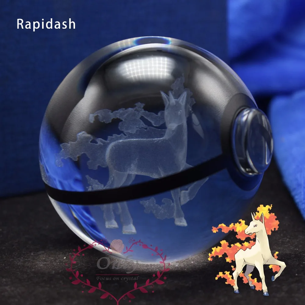 Adorable Pokemon Trainer Crystal Ball with Rapidash Inside for Children Night Stand Gifts
Adorable Pokemon Trainer Crystal Ball with Rapidash Inside for Children Night Stand Gifts