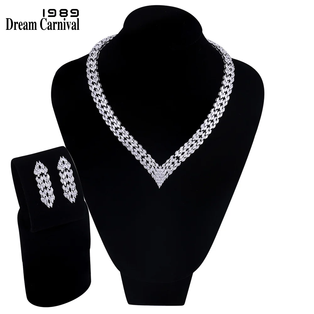 DreamCarnival1989 Marquise Cut Necklace and earrings Sparkling White CZ Rhodium color Bridal Jewelry Sets for Women SN03860S3
DreamCarnival1989 Marquise Cut Necklace and earrings Sparkling White CZ Rhodium color Bridal Jewelry Sets for Women SN03860S3