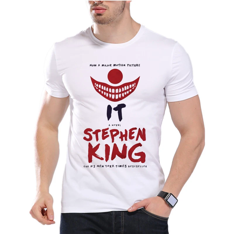 Latest horror movie Stephen King's It T-shirt Men Anime Movie Printing Custom Made Pennywise T-shirt Tees Christmas Gift D7-2#
Latest horror movie Stephen King's It T-shirt Men Anime Movie Printing Custom Made Pennywise T-shirt Tees Christmas Gift D7-2#