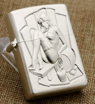 HXM watch video nice girls handmade 990 sterling silver snowflake silver lighter Back free lettering
HXM watch video nice girls handmade 990 sterling silver snowflake silver lighter Back free lettering