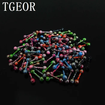 free shipping double colors paint 100pcs 16G 3mm surgical Stainless Steel straight barbell piercing tragus earring
free shipping double colors paint 100pcs 16G 3mm surgical Stainless Steel straight barbell piercing tragus earring