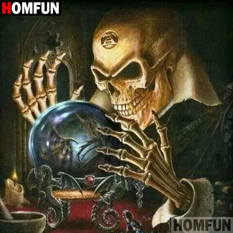 HOMFUN 5D DIY Diamond Painting Full Square/Round Drill "Cartoon skull" 3D Embroidery Cross Stitch gift Home Decor A09461
HOMFUN 5D DIY Diamond Painting Full Square/Round Drill "Cartoon skull" 3D Embroidery Cross Stitch gift Home Decor A09461