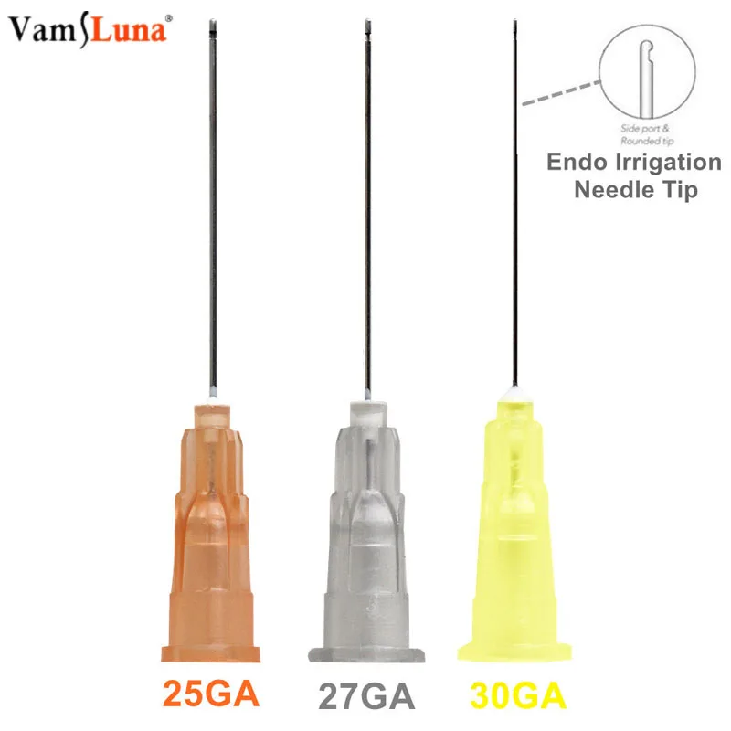 200pcs/Lot Disposable Dental Endo Irrigation needle tips 3 Colors of 25G/27G/30G End-Closed Side Hole Endo Syringes
200pcs/Lot Disposable Dental Endo Irrigation needle tips 3 Colors of 25G/27G/30G End-Closed Side Hole Endo Syringes