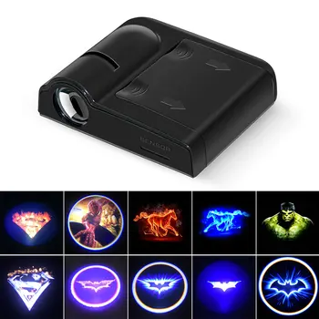 1 Pair Car Door Welcome LED Lamp Batman Superman Spiderman Hulk Cartoon Logos Ghost Shadow Projector Lights for Cars Decor Bulb
1 Pair Car Door Welcome LED Lamp Batman Superman Spiderman Hulk Cartoon Logos Ghost Shadow Projector Lights for Cars Decor Bulb
