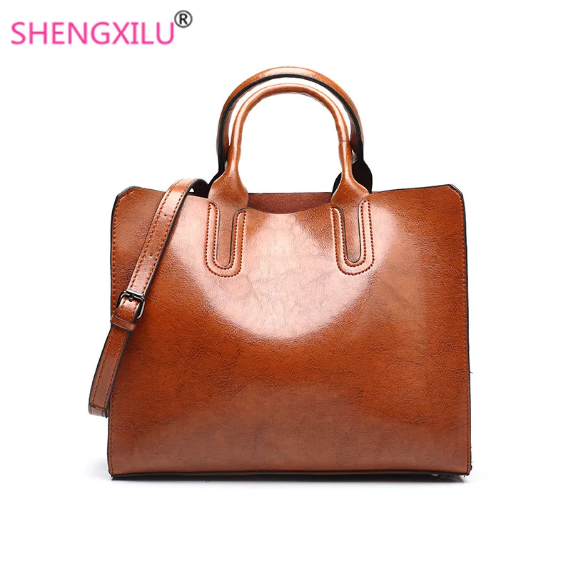 Shengxilu High Quality Women Bags Vintage Boston Bags Ladies Shoulder Bags Women Leather Handbags Brand Female Crossbody Bags
Shengxilu High Quality Women Bags Vintage Boston Bags Ladies Shoulder Bags Women Leather Handbags Brand Female Crossbody Bags