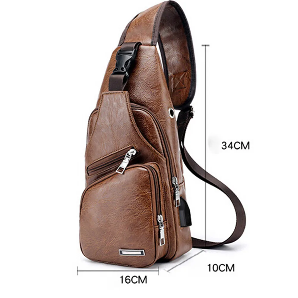 Men's Chest Bag Quality PU Leather Crossbody Bags Theftproof Magnetic Button Open Travel Crossbody Bag Man Messenger Bag 
Men's Chest Bag Quality PU Leather Crossbody Bags Theftproof Magnetic Button Open Travel Crossbody Bag Man Messenger Bag