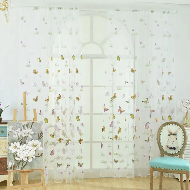 New 100*270cm Fresh Floral Print Tulle Voile Door Window Room Curtain Drape Panel Sheer Scarf Valances
New 100*270cm Fresh Floral Print Tulle Voile Door Window Room Curtain Drape Panel Sheer Scarf Valances