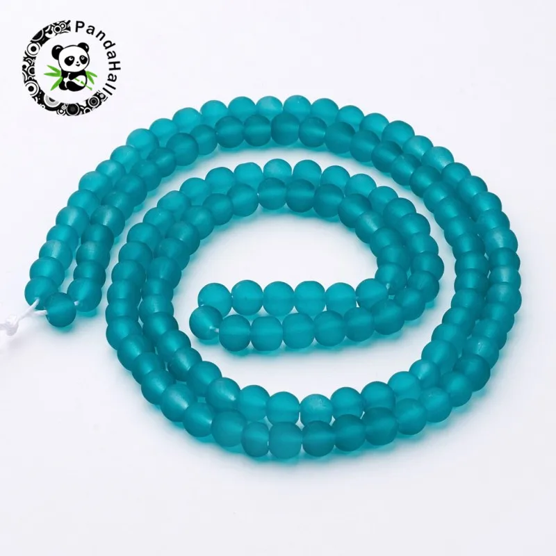 pandahall 1 Strand 6mm Round Transparent Frosted Glass Bead Strands for Jewelry Making Necklace Findings Hole: 1.3~1.6mm 31.4"
pandahall 1 Strand 6mm Round Transparent Frosted Glass Bead Strands for Jewelry Making Necklace Findings Hole: 1.3~1.6mm 31.4"