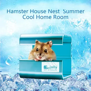 Summer Pet Cooling House Hamster Cage Aluminum Alloy Heat Absorption Nest Room Chinchilla Hamster Pet Cooling Bed
Summer Pet Cooling House Hamster Cage Aluminum Alloy Heat Absorption Nest Room Chinchilla Hamster Pet Cooling Bed