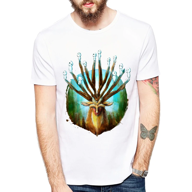Deer god princess mononoke of the Forest Design T shirt men 2019 New Fashion Fantastic harajuku Summer Tops Tees Short Sleeve
Deer god princess mononoke of the Forest Design T shirt men 2019 New Fashion Fantastic harajuku Summer Tops Tees Short Sleeve