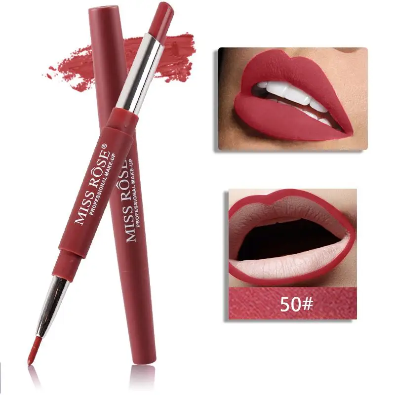 MISS ROSE 20 Colors 2 in 1 Lip Liner Pen Waterproof Colorful Silk Smooth Lipstick Pen Pencil Stretch Lip Brush Tool Lip TSLM2
MISS ROSE 20 Colors 2 in 1 Lip Liner Pen Waterproof Colorful Silk Smooth Lipstick Pen Pencil Stretch Lip Brush Tool Lip TSLM2