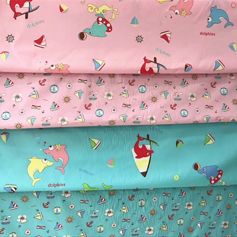 half Meter Twill Lovely Dolphin Design Tecido Quilting Patchwork Scrapbooking Bedding Cloth Home Textile Tissue 100% Cotton A353
half Meter Twill Lovely Dolphin Design Tecido Quilting Patchwork Scrapbooking Bedding Cloth Home Textile Tissue 100% Cotton A353
