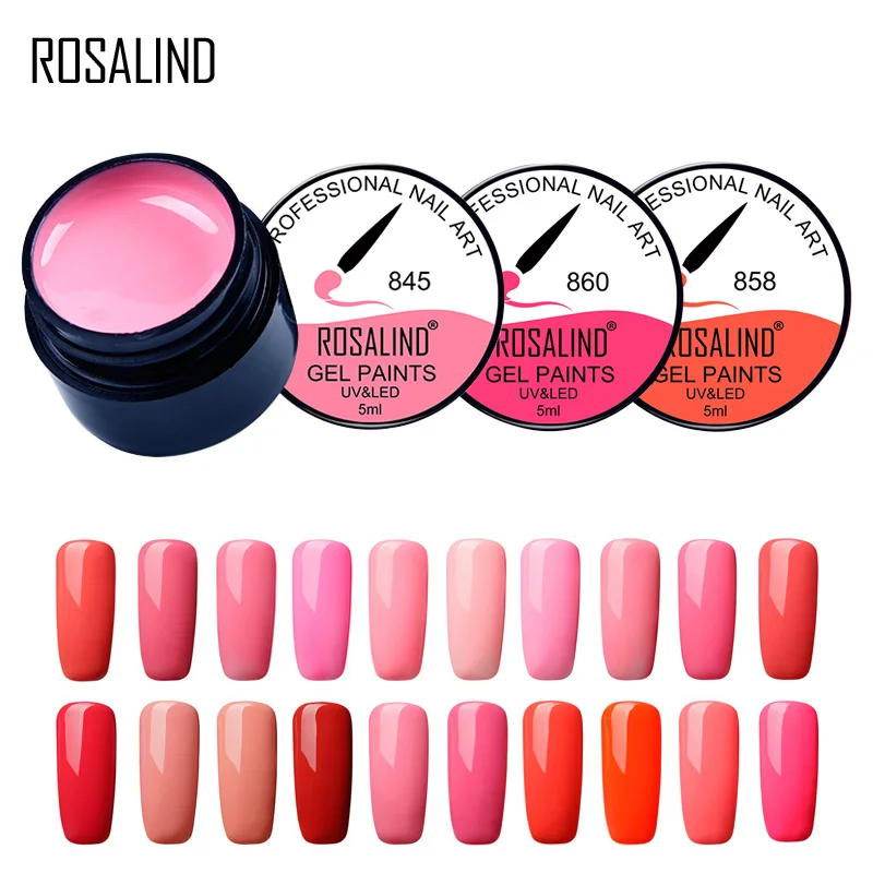 ROSALIND Hot 5ML 831-860 Pure Colors Painting Gel Nail Polish Design Of Nail Primer Need Dotted Brush Extension For Manicure
ROSALIND Hot 5ML 831-860 Pure Colors Painting Gel Nail Polish Design Of Nail Primer Need Dotted Brush Extension For Manicure